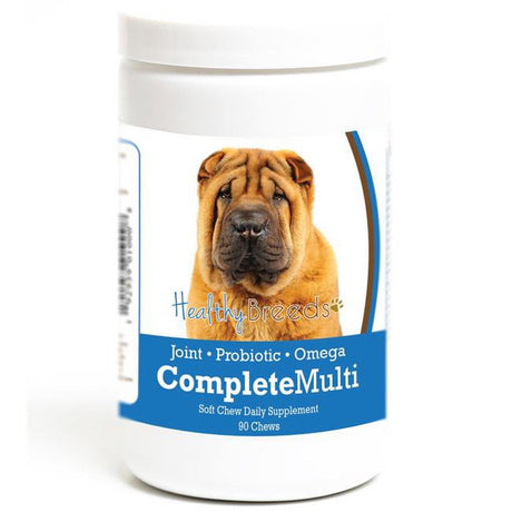 Healthy Breeds 192959010008 Chinese Shar Pei All in One Multivitamin Soft Chew - 90 Count