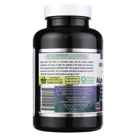 Amazing Formulas Alpha Lipoic Acid 600 Mg 120 Capsules