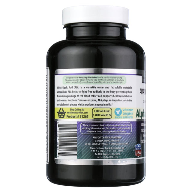 Amazing Formulas Alpha Lipoic Acid 600 Mg 120 Capsules