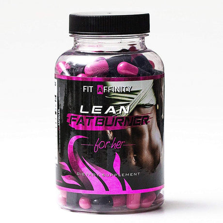 Fit Affinity Lean Fat Burner Pills for Her - 45 Day Supply (90 Capsules)
