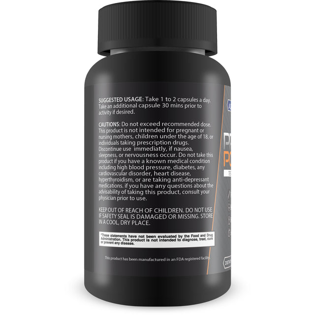Pro Raw Power XL - Testosterone Booster for Men - Max Power Herbal Mens Testosterone Booster - Boost Metabolism & Circulation - Mens Testosterone Booster and Weight Loss