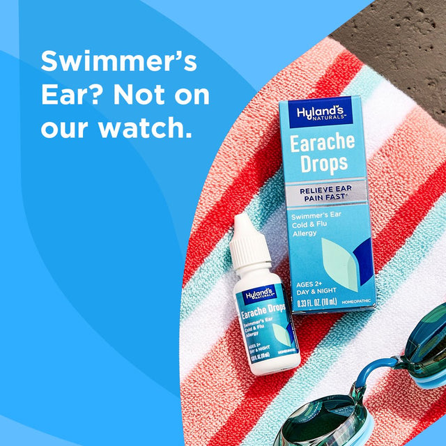 Hyland'S Earache Drops, Natural Relief of Earaches, Swimmers Ear and Allergies, 0.33 Oz
