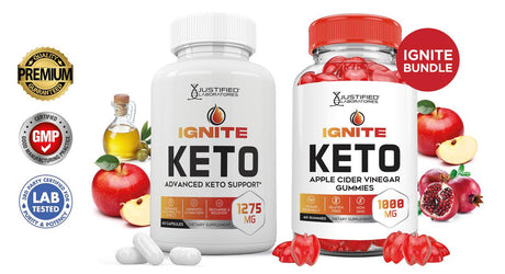Ignite Keto ACV Gummies 1000Mg & Keto ACV Pills 1275MG Bundle