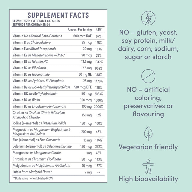 Eve Take Me with the Pill | Birth Control Cleanse Supplement for Women | Supports Fertility, Replenishes Nutrients Depleted by Birth Control | 90 Vege Capsules (30 Day Supply)