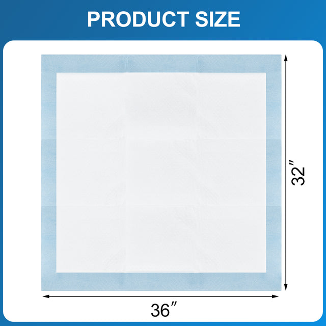 INSMART Disposable Underpads 32'' X 36'' , 40 Count Disposable Incontinence Bed Pads-Bed Pads for Incontinence Disposable-Waterproof Bed Pads-Incontinence Bed Pads