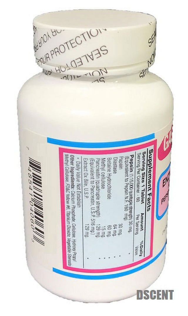 Gastropepsin Digest Tabs 60 Tablets