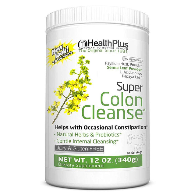 Health plus Super Colon Cleanse 12 Oz (Pack of 6)