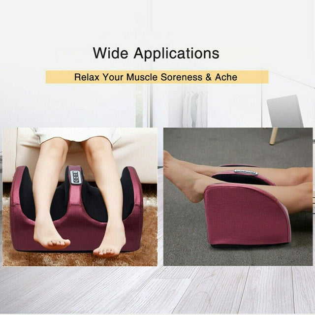 2Z Foot Massager Machine Massage,Feet Massager, Chronic Nerve Pain Therapy Spa Gift Deep Kneading Rolling Massage for Leg Calf Ankle, Electric Shiatsu Foot Massager
