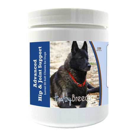 Healthy Breeds Norwegian Elkhound Advanced Hip & Joint Support Level III Soft Chews for Dogs 120 Count