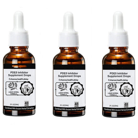 JFY 3Pcs Mens Enhancement Supplement Drops Boost Mens Energy Strong Lasting Mens Health Oral Drops