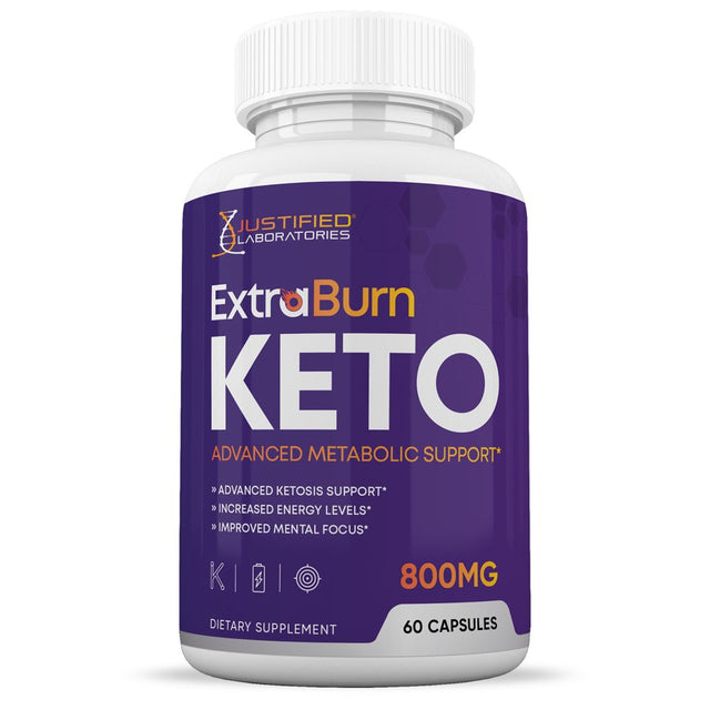 Extra Burn Keto Pills Includes Patented Gobhb® 60 Capsules