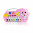 Gaia Organ Piano Magic Toy Learning & Education Baby Stories, New Early Education Puzzle Dolphin Music Electronic Toy Musical Instrument | Pink