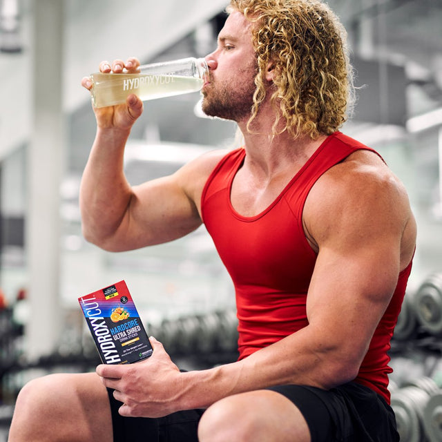 Hydroxycut Hardcore Ultra Shred Weight Loss Drink Mix, Thermogenic Supplement, Tangerine Mimosa, 20 Ct