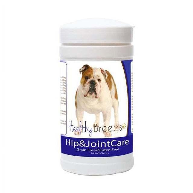 Healthy Breeds 840235153689 Bulldog Hip and Joint Care