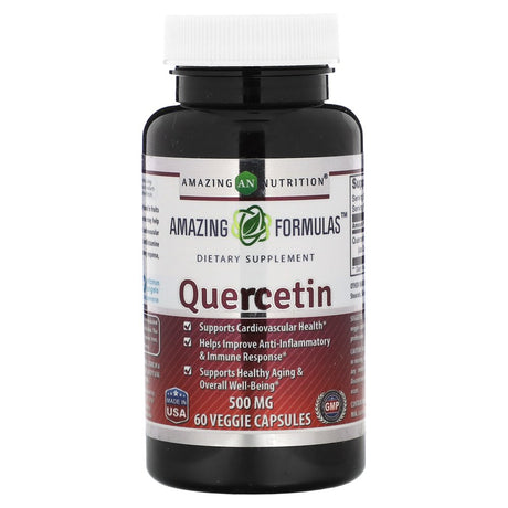 Amazing Nutrition Quercetin, 500 Mg, 60 Veggie Capsules