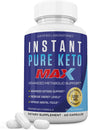 Instant Pure Keto Pills Max 1200MG Keto Pills Advanced BHB Ketogenic Supplement Exogenous Ketones Ketosis for Men Women 60 Capsules 1 Bottle