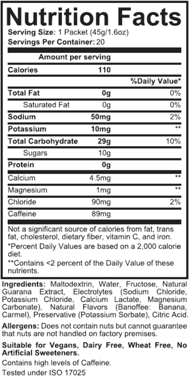 Gel - Banoffee with Gaurana - Box of 15