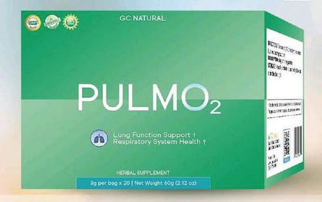 GC Natural Pulmo2 Lung Health Respiratory System 3G X 20 Bags