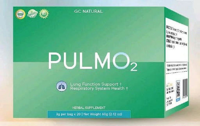 GC Natural Pulmo2 Lung Health Respiratory System 3G X 20 Bags