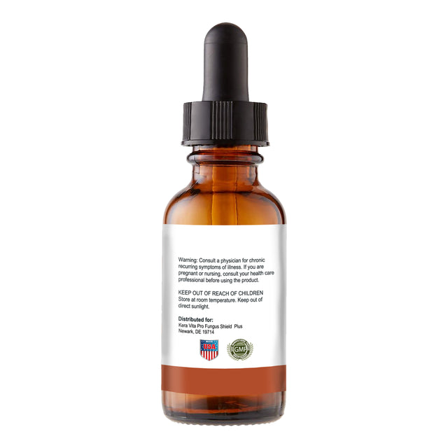 Keravita Pro Fungus Shield plus - Colloidal Silver Drops - Support Immunity - Safe for External & Internal Use - Time Tested Natural Remedy with New Nano Technology - Nano Colloidal Silver - 4 FL OZ