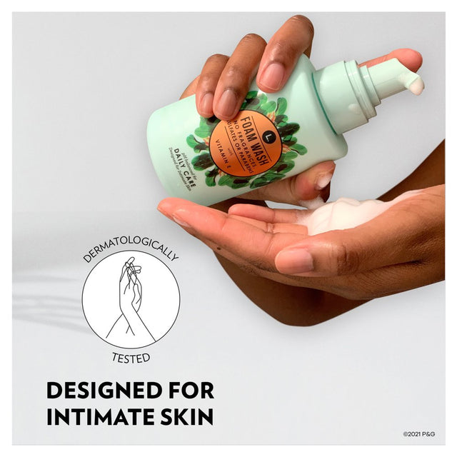L. Fragrance Free Daily Care Foaming Wash, Ph Balanced, Free from Sulfates or Parabens, 6 Fl Oz