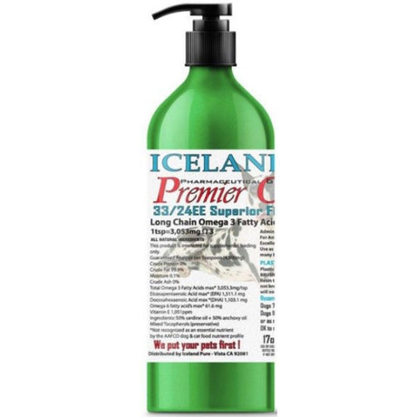 Iceland Pure Health Enhancing Omega Oil for Large Dogs, 17 Oz
