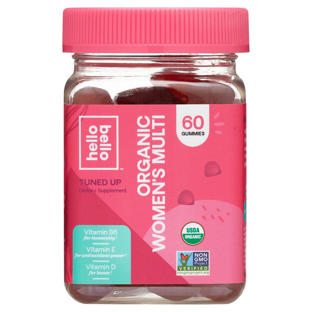 Hello Bello Organic Women'S Multi Vitamin Gummy, 60Ct