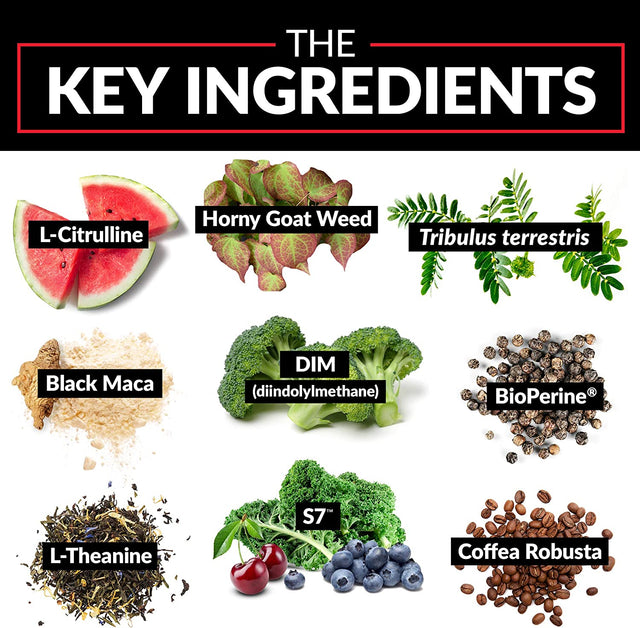 FORCE FACTOR Score! XXL Nitric Oxide Booster Supplement for Men with L-Citrulline, Black Maca, and Tribulus to Improve Athletic Performance, Increase Stamina, and Support Blood Flow, 30 Tablets