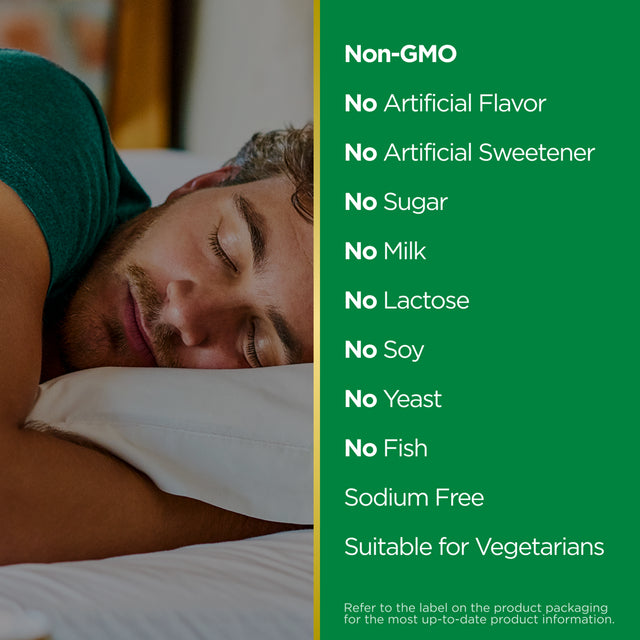 Nature’S Bounty Sleep3 Sleep Aid with Melatonin, Relaxation and Stress Relief Tri-Layered Tablets, 10 Mg, 28 Ct