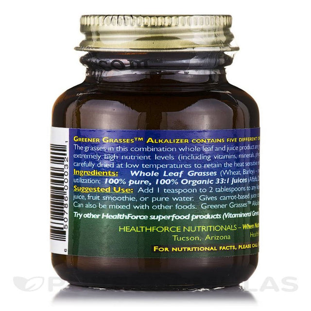 Greener Grasses Powder - 0.71 Oz (20 Grams) by Healthforce Nutritionals