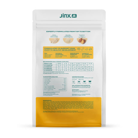 Jinx Jr. Puppy Chicken, Brown Rice & Sweet Potato Dry Dog Food, 4 Lb. Bag