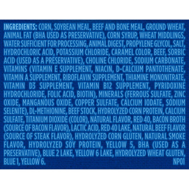 Kibbles ‘N Bits Mini Bits Bacon & Steak Flavor, Dry Small Breed Dog Food, 16-Pound Bag