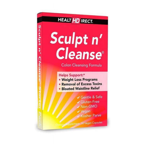 Health Direct Sculpt N' Cleanse Starter Pack 10 Capsule