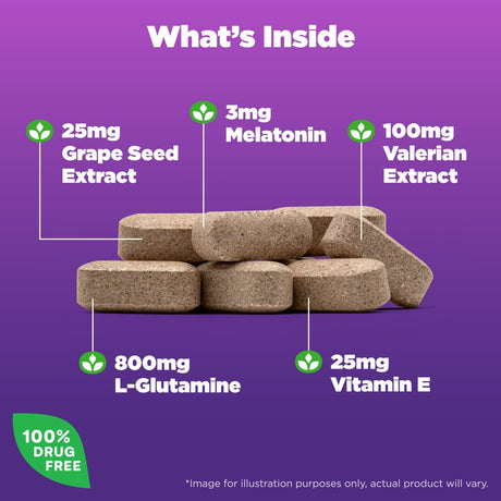 Natrol Sleep N Restore Tablets, Sleep Aid Support Supplement, 20 Count