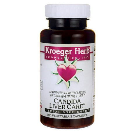 Kroeger Herb Candida Liver Care 100 Veg Caps