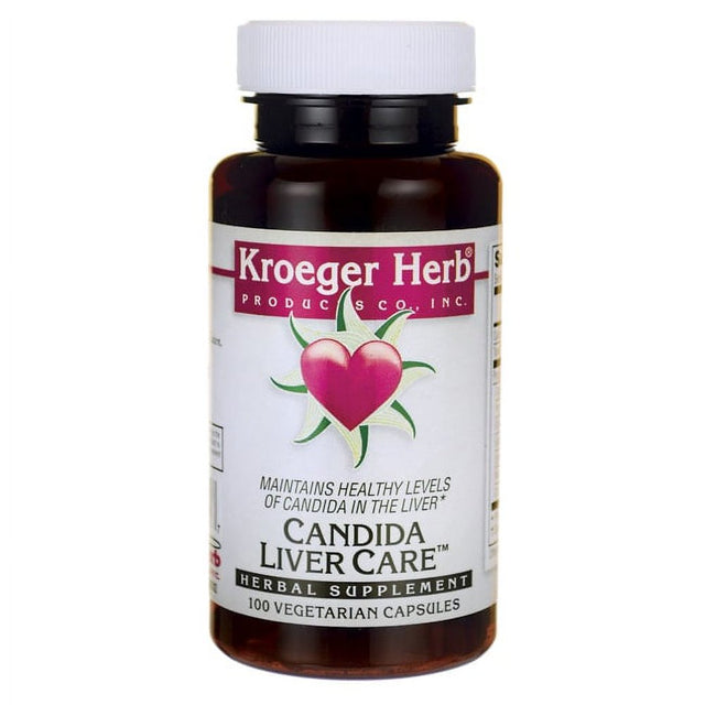 Kroeger Herb Candida Liver Care 100 Veg Caps