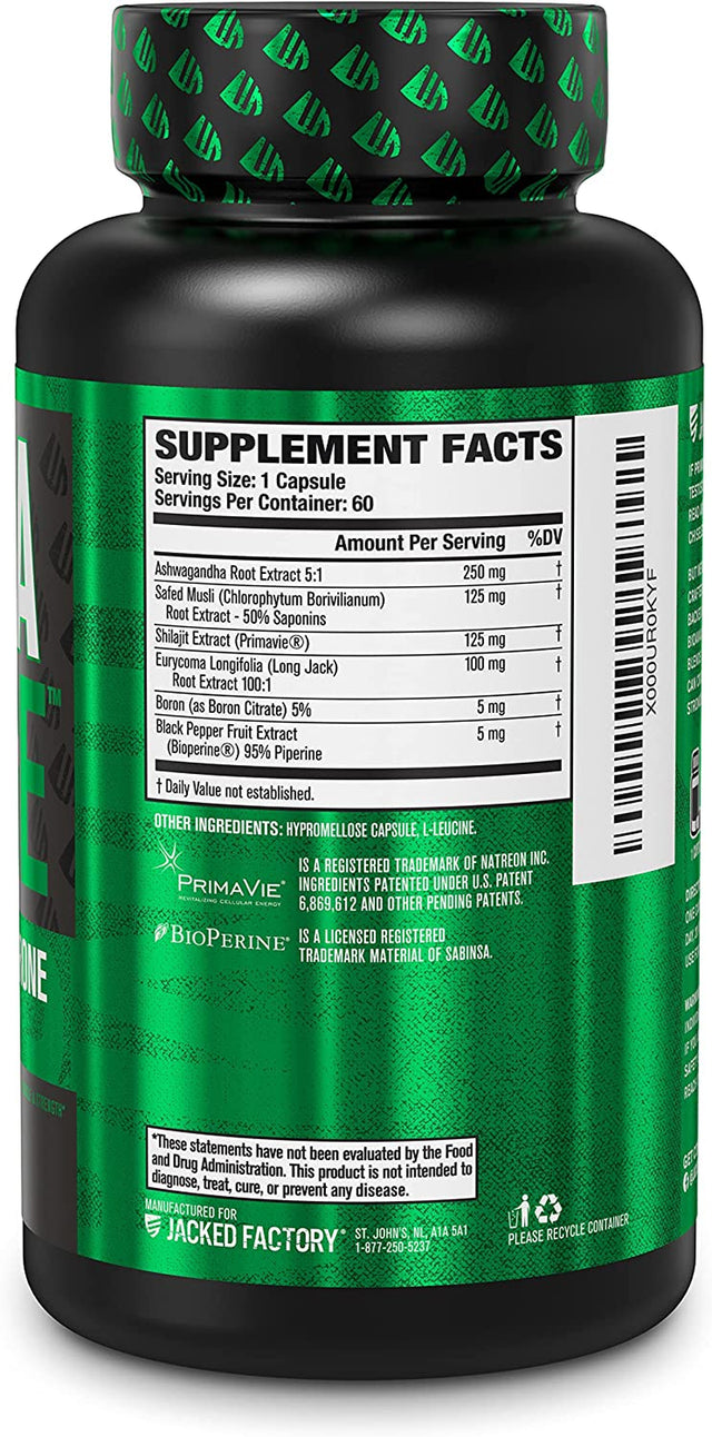 Jacked Factory Fat Burner & Testosterone Booster Stack for Men - Burn-Xt Thermogenic Fat Burner & PRIMASURGE Testosterone Booster for Men