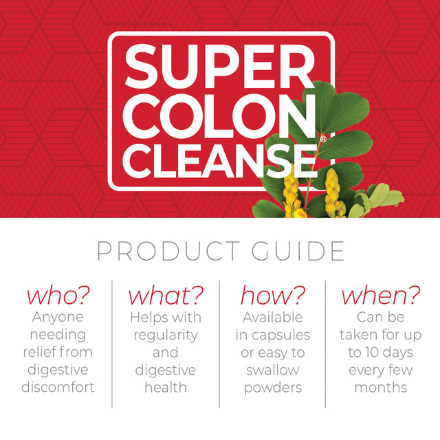 Health plus Super Colon Cleanse Laxative Capsules, 120-Count