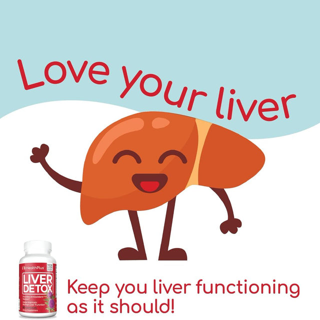 Health plus Liver Detox Capsules, 60 Count