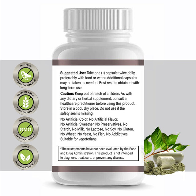Ileaf Naturals Multi Mushroom Nootropic Blend - 60 Veggie Capsules
