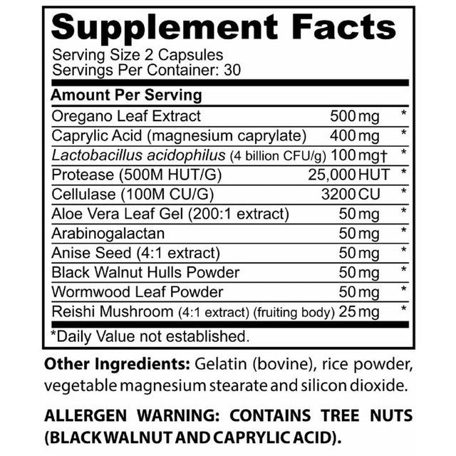 Lady Soma Candida Complex Extra Strengthyeast and Flora Balance, 60 Capsules