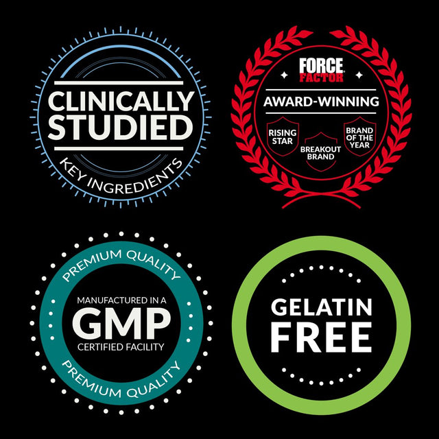 Force Factor Alpha King Surge Testosterone Booster and Fat Burner for Men, 60 Capsules