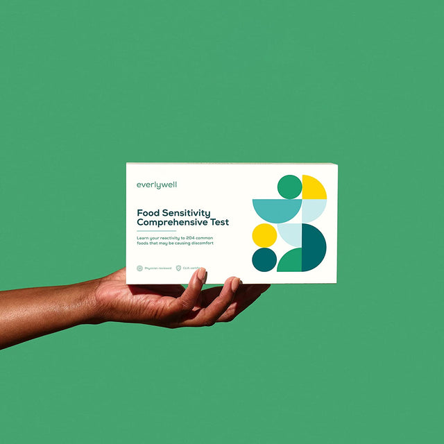 Everlywell Food Sensitivity Comprehensive Test - Learn How Your Body Responds to 204 Different Foods - At-Home Collection Kit - Clia-Certified Labs - Ages 18+
