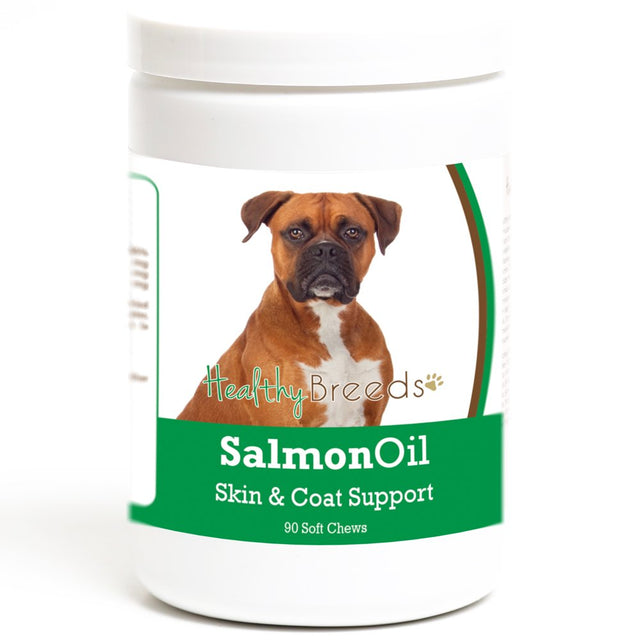 Healthy Breeds Boxer Salmon Oil Soft Chews 90 Count