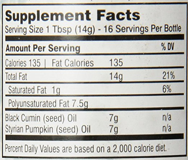 Amazing Herb Black Seed with Pumpkin Seed Oil, 8 Oz