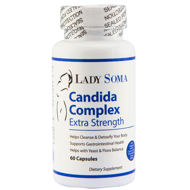 Lady Soma Candida Complex Extra Strengthyeast and Flora Balance, 60 Capsules