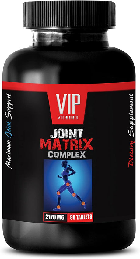 Joint Support Supplements for Women - Joint Matrix Complex - Msm and Glucosamine Capsules - 1 Bottle 90 Tablets