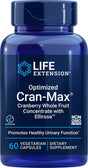 Life Extension Optimized Cran-Max with Utirose -- 60 Vegetarian Capsules