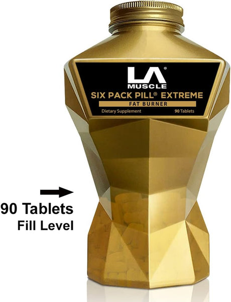 LA MUSCLE Six Pack Pill Extreme (90 Pills - 1 Month Supply)