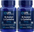 Life Extension N-Acetyl-L-Cysteine (NAC) 600Mg, 150 Capsules (Pack of 2)